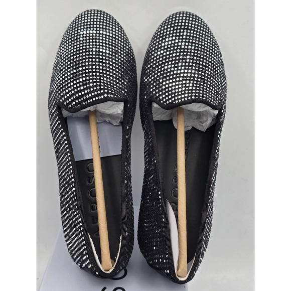 Aerosoles Betunia Shoes Women Silver Black Slip On Loafers Comfort Flats Sz 6.5W - Picture 7 of 13